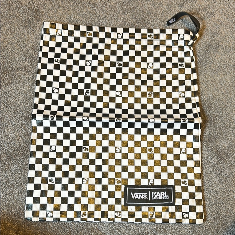 Vans Karl Lagerfeld Checkered Shoe Bag